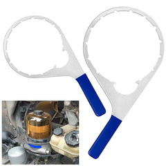 ERETOW front view of 6-inch and 8-inch wrenches showing fit and finish, for faster filter changes