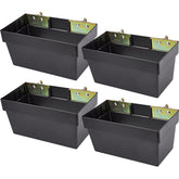 ERFEI front view of four E-track bins showing organized storage benefit