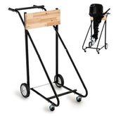 ERGOMASTER front view of motor stand showing stable support and easy access