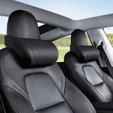 Erivis front view on Tesla seat showing clean fit and integration