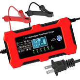 ERKUOMR front panel display showing voltage and temperature for quick monitoring