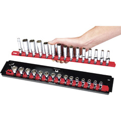 Ernst Manufacturing close-up of removable rail, customizable organization benefit