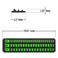 Ernst Manufacturing removed universal rails demonstrating quick reconfiguration and flexibility