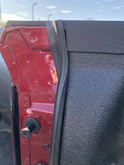 ESI seal installed on GMC Sierra MultiPro tailgate reducing water ingress
