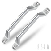 ESUDNT front view of two-pack handles showing durable stainless finish and modern look