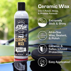 Ethos Handcrafted Car Care texture close-up showing silky formula for smooth buffing