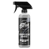 Ethos Handcrafted Car Care bottle front label showing product identity and benefits