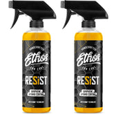 Ethos Handcrafted Car Care front label showing brand and product clarity