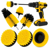 ETOU PA front view of full brush set showing all included heads and extender