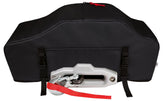 Eudora front view of winch cover showing full protection and quick access