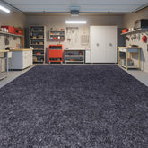 Evercomfy mat front view showing full 4x8 coverage and floor protection benefit