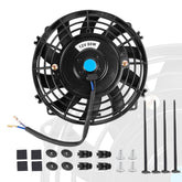 EVERESTWAY front view of 7-inch fan showing slim design and airflow benefit