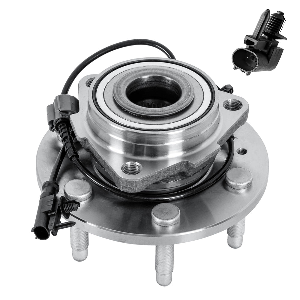 EVERESTWAY front hub assembly front view showing mounting flange and studs for easy fit