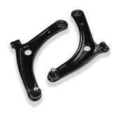 EVERESTWAY packaged front lower control arms showing complete pair and benefits