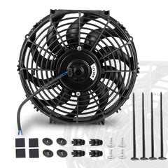 EVERESTWAY front view of 12 inch fan showing airflow benefit