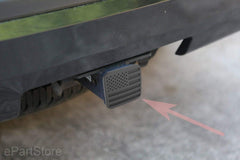 eVerHitch installed in truck receiver demonstrating no wobble and added protection