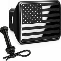 eVerHITCH front view showing American flag emblem and low-profile protection