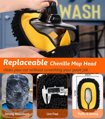 EVERRUSH close-up chenille fibers trapping dirt while remaining soft on paint