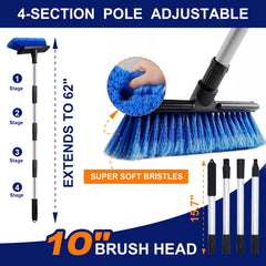 EVERRUSH close-up soft bristles protecting paint while cleaning benefit