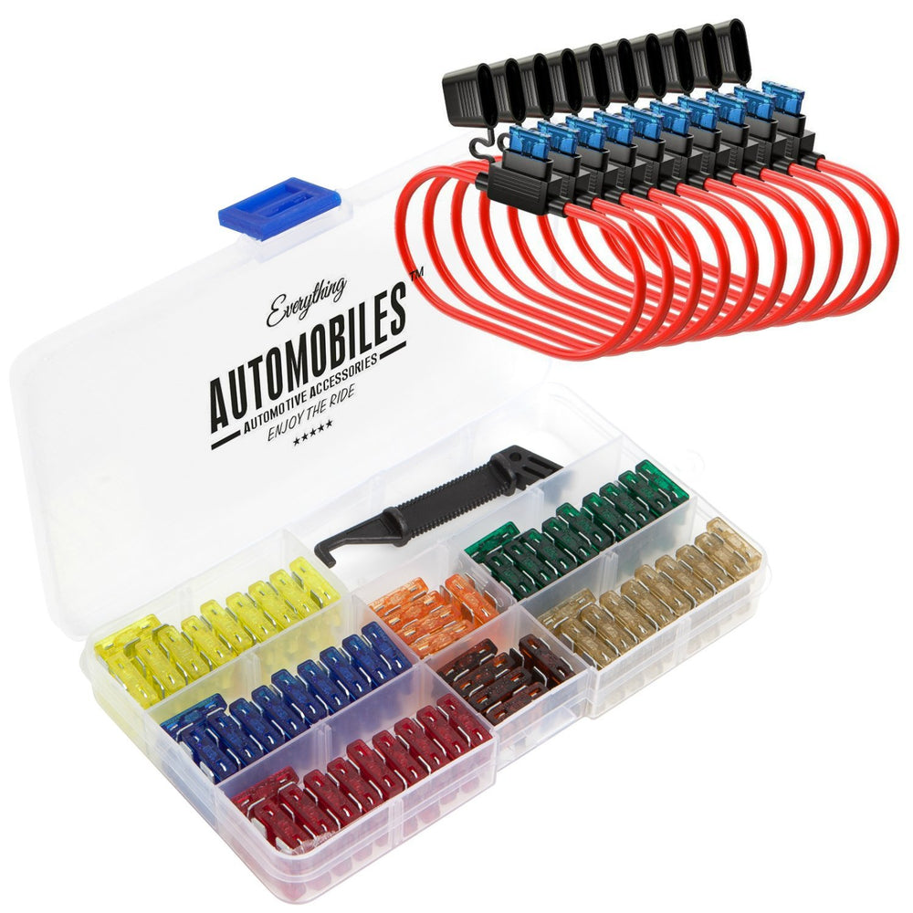 Everything Automobiles front box open showing organized fuse compartments and quick access benefit