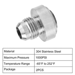 EVIL ENERGY detail of 37° AN flare sealing face for leak-resistant join