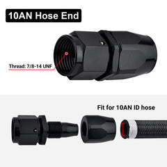 EVIL ENERGY close-up of 7/8-14 UNF thread for secure AN10 connection