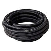 EVIL ENERGY front view of 20ft AN6 braided hose showing full spool and label benefit durability