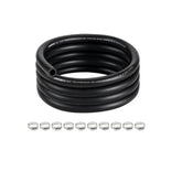 EVIL ENERGY front view of 10ft transmission cooler hose showing labeling and length benefit