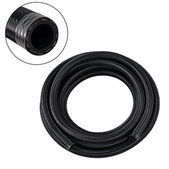 EVIL ENERGY front view of 12AN braided fuel hose showing durable construction and fit