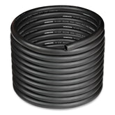 EVIL ENERGY front view of 25ft hose showing coiled length and label, clear product ID