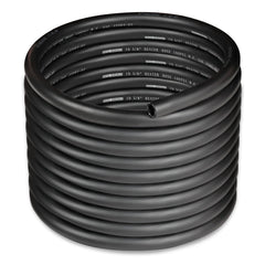 EVIL ENERGY front view of 25ft hose showing coiled length and label, clear product ID