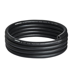 EVIL ENERGY front view of 3/8 fuel hose showing length and label, reliable performance