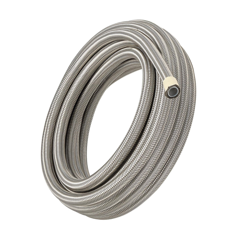 EVIL ENERGY front view of 6AN PTFE fuel hose showing bundled length and label, durable supply