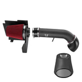 EVIL ENERGY front packaging showing full intake kit and components, highlights completeness