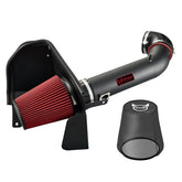 EVIL ENERGY front packaging showing full cold air intake kit and included parts for easy install