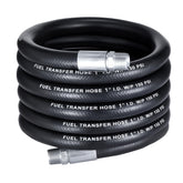 EVIL ENERGY front view of 1 inch 20ft hose showing full length and coiling benefit
