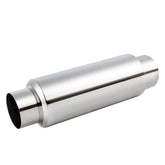 EVIL ENERGY front view showing muffler profile and durable finish, improves sound