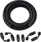 EVIL ENERGY front view of 4AN fuel hose kit showing full 10ft length and fittings for easy planning