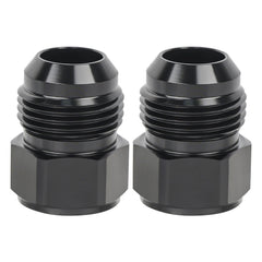 EVIL ENERGY front view of coupler showing shape and black anodize for durable finish