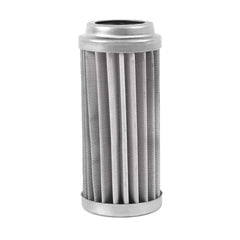 EVIL ENERGY front view of 100 micron filter element showing shape and size, clear replacement fit