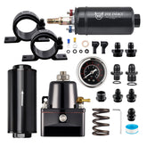 EVIL ENERGY front view of assembled fuel kit showing complete components and compatibility benefits