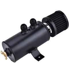 EVIL ENERGY front view of 750ml catch can showing compact design and capacity