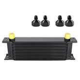 EVIL ENERGY front view of oil cooler showing compact design and airflow benefit
