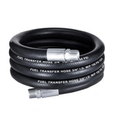 EVIL ENERGY front view of hose showing durable packaging and specifications