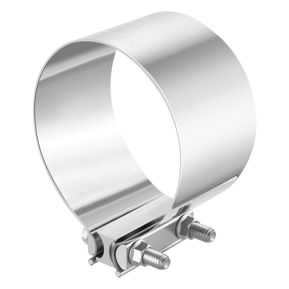 EVIL ENERGY front view of two 5-inch clamps showing components and benefit easy install