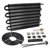 EVIL ENERGY front view of cooler showing compact 8-pass design and easy fit