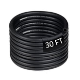 EVIL ENERGY front view of 3/8 inch fuel hose showing length and finish benefiting identification