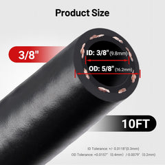 EVIL ENERGY close-up of nitrile inner tube showing fuel resistance and durability