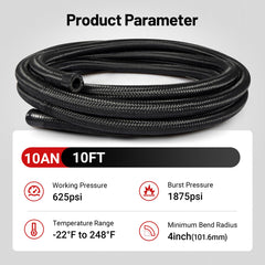 EVIL ENERGY hose routed under hood demonstrating compact, secure fit