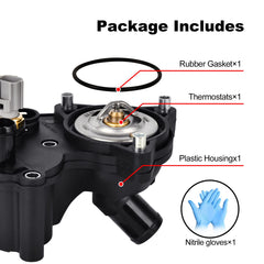 EVIL ENERGY installed thermostat housing under hood demonstrating restored coolant flow